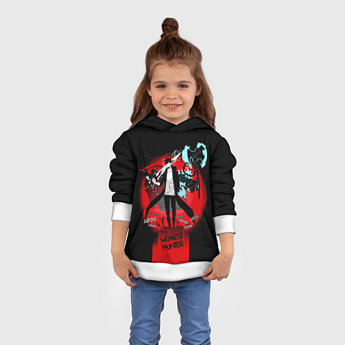 Детская толстовка SOLO LEVELING ПОРТАЛ / 3D-Белый – фото 4