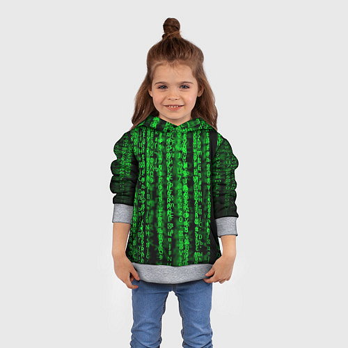 Детская толстовка Программная ошибка Баг 3D / 3D-Меланж – фото 4