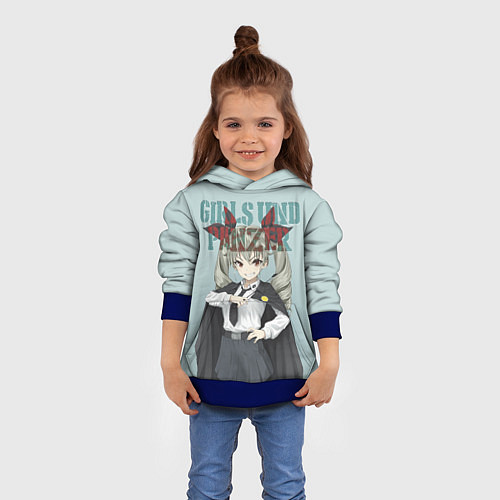 Детская толстовка Girls und Panzer / 3D-Синий – фото 4