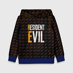 Толстовка-худи детская RESIDENT EVIL VILLAGE ДЕРЕВН, цвет: 3D-синий