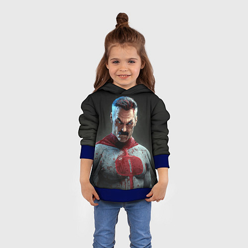 Детская толстовка Омнимен / 3D-Синий – фото 4