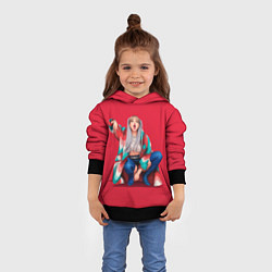 Толстовка-худи детская Kill the love Lisa, цвет: 3D-черный — фото 2