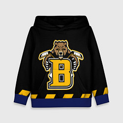 Толстовка-худи детская BOSTON BRUINS, цвет: 3D-синий