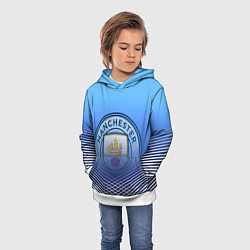 Толстовка-худи детская МАНЧЕСТЕР СИТИ МАНЧЕСТЕР, цвет: 3D-белый — фото 2
