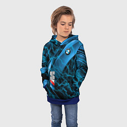 Толстовка-худи детская BMW, цвет: 3D-синий — фото 2