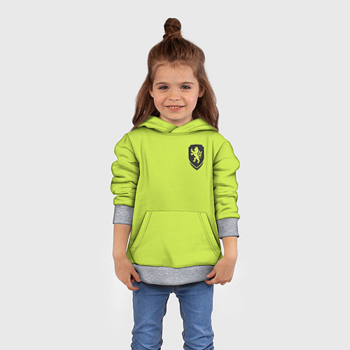 Детская толстовка Форма Чехия гостевая / 3D-Меланж – фото 4