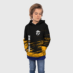 Толстовка-худи детская Free Fire ? Фри Фаер, цвет: 3D-синий — фото 2