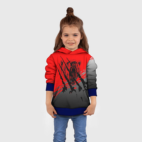 Детская толстовка Славянские символы / 3D-Синий – фото 4