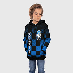 Толстовка-худи детская FC ATALANTA ФК АТАЛАНТА, цвет: 3D-черный — фото 2
