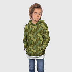 Толстовка-худи детская Скейтборды, цвет: 3D-белый — фото 2