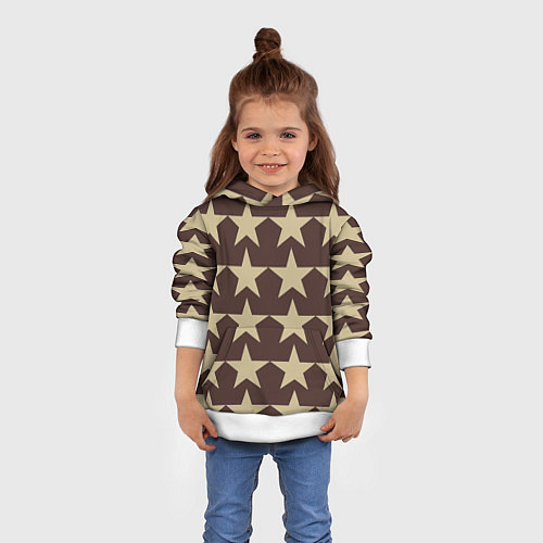 Детская толстовка Шампанские звёзды / 3D-Белый – фото 4