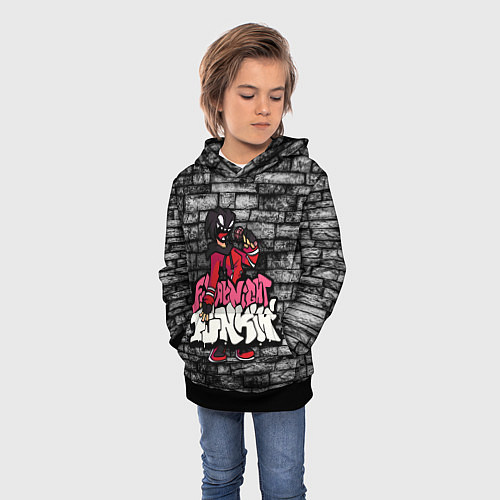 Детская толстовка Friday Night Funkin A G O T I / 3D-Черный – фото 3