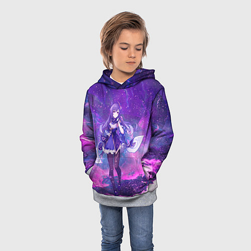 Детская толстовка Genshin Impact Кэ Цин / 3D-Меланж – фото 3