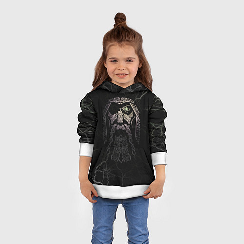 Детская толстовка Odin / 3D-Белый – фото 4