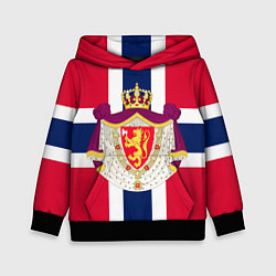 Детская толстовка Норвегия Флаг и герб Норвегии