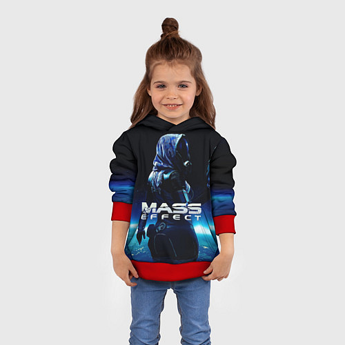 Детская толстовка MASS EFFECT ТАЛИ ЗОРА / 3D-Красный – фото 4