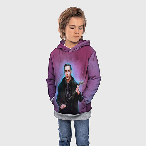 Детская толстовка Тилль / 3D-Меланж – фото 3