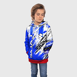 Толстовка-худи детская BAJAJ БАДЖАДЖ МОТОСПОРТ, цвет: 3D-красный — фото 2