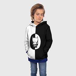 Толстовка-худи детская PITBULL SYNDICATE ПИТБУЛЬ СИ, цвет: 3D-синий — фото 2