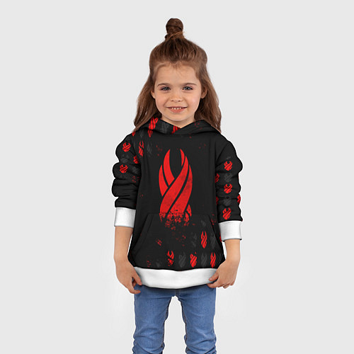 Детская толстовка DEAD SPACE ОБЕЛИСК / 3D-Белый – фото 4