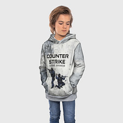 Толстовка-худи детская COUNTER TERRORIST CS GO Z, цвет: 3D-меланж — фото 2