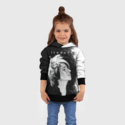 Толстовка-худи детская Zемфира Зефира, цвет: 3D-черный — фото 2