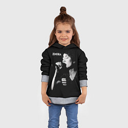 Толстовка-худи детская Zемфира концерт, цвет: 3D-меланж — фото 2
