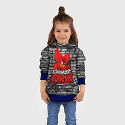 Толстовка-худи детская Friday Night Funkin TrickyWall, цвет: 3D-синий — фото 2