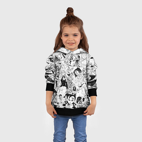 Детская толстовка Семь смертных грехов, манга / 3D-Черный – фото 4