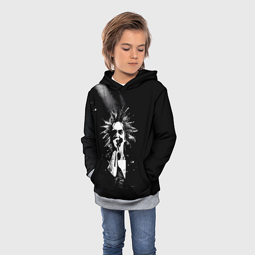 Детская толстовка Горшок на концерте / 3D-Меланж – фото 3