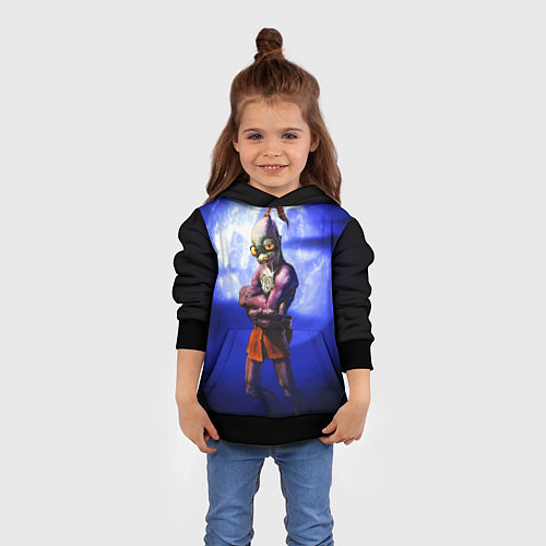 Детская толстовка Abe / 3D-Черный – фото 4