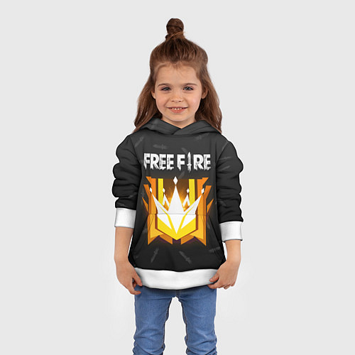 Детская толстовка Free Fire Фри фаер / 3D-Белый – фото 4
