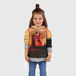 Толстовка-худи детская Агата Кристи OPIUM, цвет: 3D-меланж — фото 2