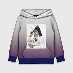 Толстовка-худи детская Майкл Джексон навсегда, цвет: 3D-синий