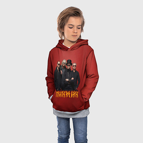 Детская толстовка Группа Пикник / 3D-Меланж – фото 3