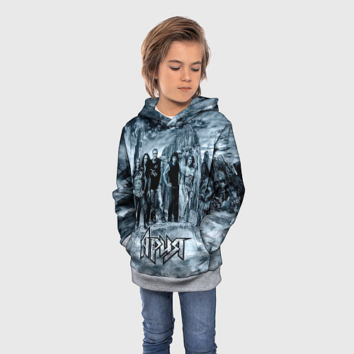 Детская толстовка Группа Ария / 3D-Меланж – фото 3