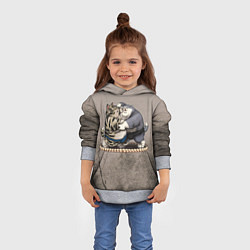 Толстовка-худи детская Сумоисты, цвет: 3D-меланж — фото 2