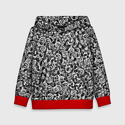 Толстовка-худи детская Genshin impact elements, цвет: 3D-красный