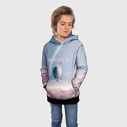 Толстовка-худи детская No mans sky, цвет: 3D-черный — фото 2