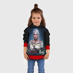 Толстовка-худи детская Ciri, цвет: 3D-красный — фото 2