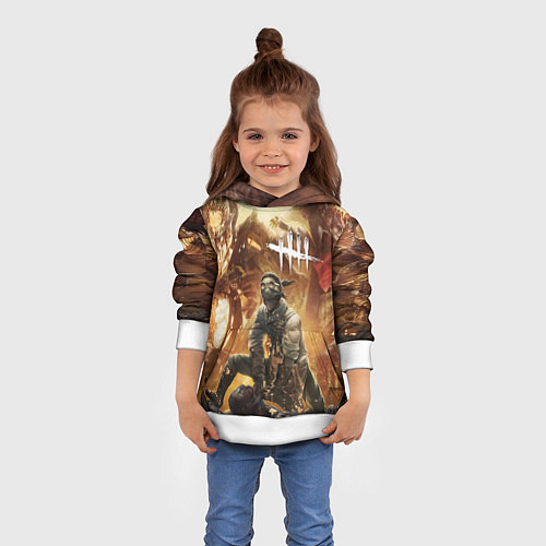 Детская толстовка Dead by Daylight убийцы / 3D-Белый – фото 4