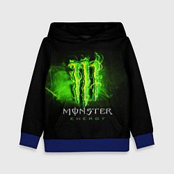 Толстовка-худи детская MONSTER ENERGY NEON НЕОН, цвет: 3D-синий