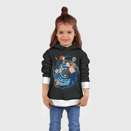 Детская толстовка Докторама / 3D-Белый – фото 4