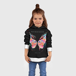 Толстовка-худи детская Gravity - Bullet For My Valentine, цвет: 3D-белый — фото 2