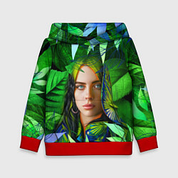 Толстовка-худи детская BILLIE EILISH БИЛЛИ АЙЛИШ Z, цвет: 3D-красный