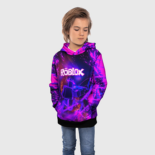 Детская толстовка MUSIC ROBLOX РОБЛОКС Z / 3D-Черный – фото 3