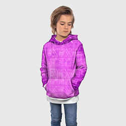 Толстовка-худи детская FORTNITE PINK ФОРТНАЙТ, цвет: 3D-белый — фото 2