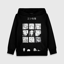 Толстовка-худи детская Мицуя Такаши Токийские reveng, цвет: 3D-черный