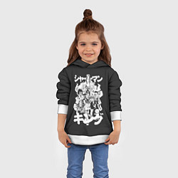 Толстовка-худи детская Братство шаманов, цвет: 3D-белый — фото 2