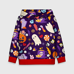 Детская толстовка HALLOWEEN BTS BT21 PATTERN БТ21 БТС ХЕЛЛОУИН